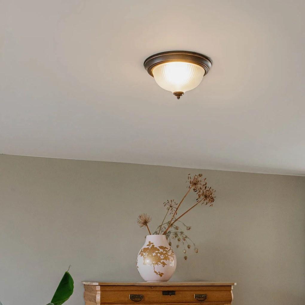 Класически таванен аплик кафяв опал - Classico