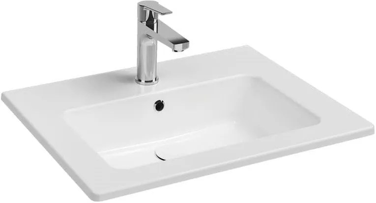 Умивалник Flat Bianco Ceramica White-Дължина: 62 cm