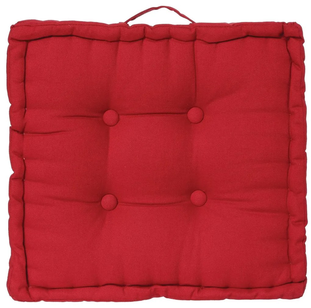 Възглавница за под atmosphera Flora , 40x40 cm - Червен