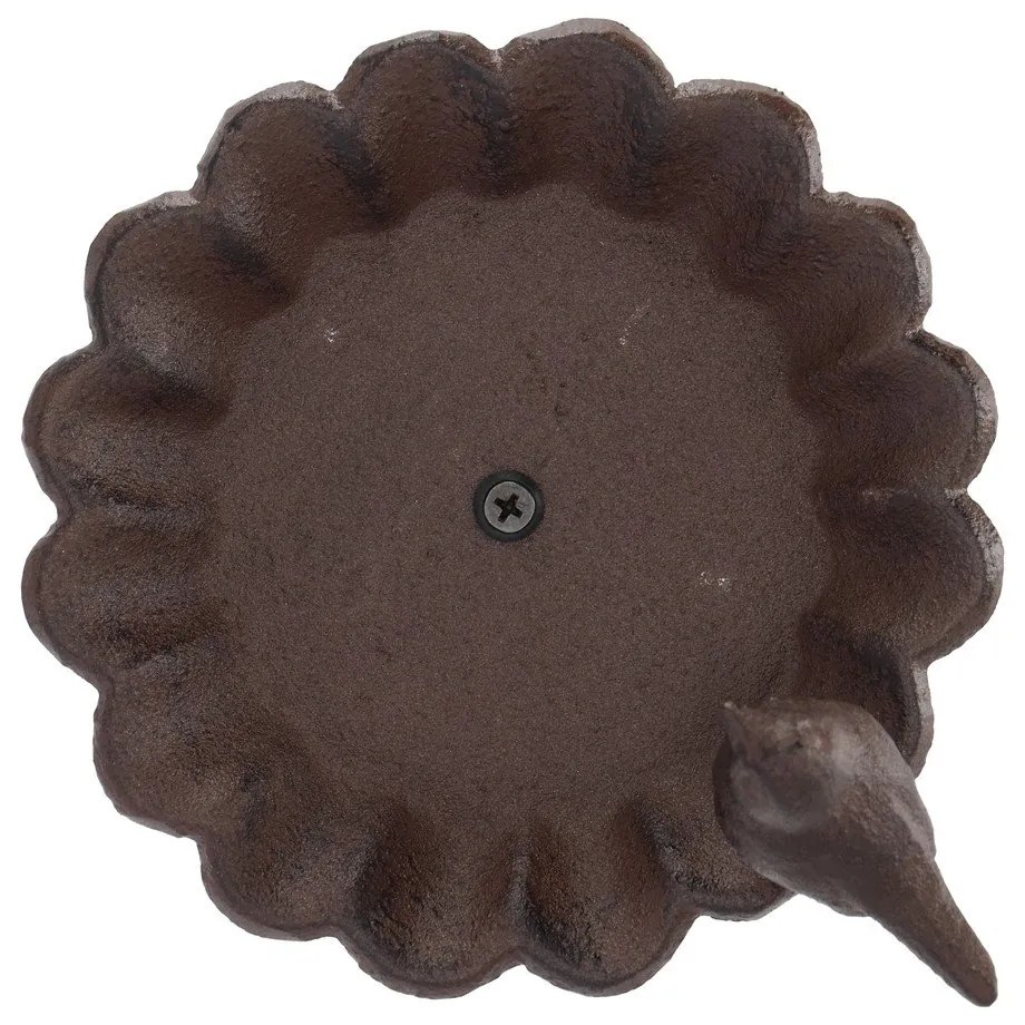 Мини чугунена хранилка за птици с птица на ниска поставка Birdy - Esschert Design