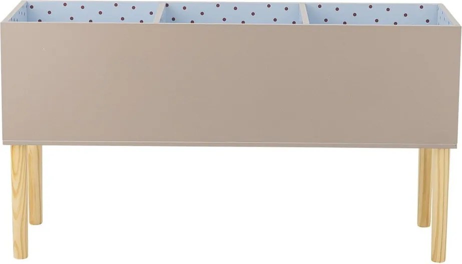 Бежова детска библиотека 90x50x30 cm Salam – Bloomingville Mini