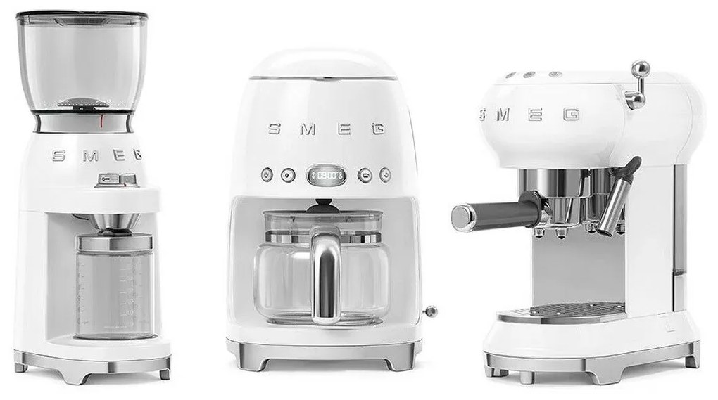 Електрическа Мелничка Smeg CGF01WHEU 150 W Бял 350 g