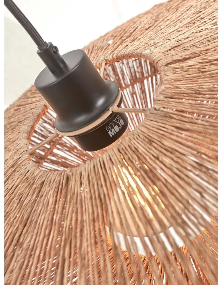 Висяща лампа с абажур от юта в естествен цвят ø 40 cm Iguazu - Good&Mojo