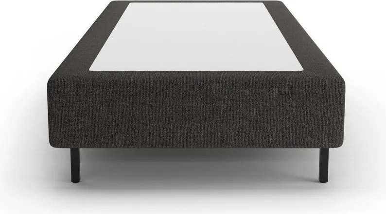 Черно единично легло 90x200 cm тапицирано без табла Whale – Micadoni