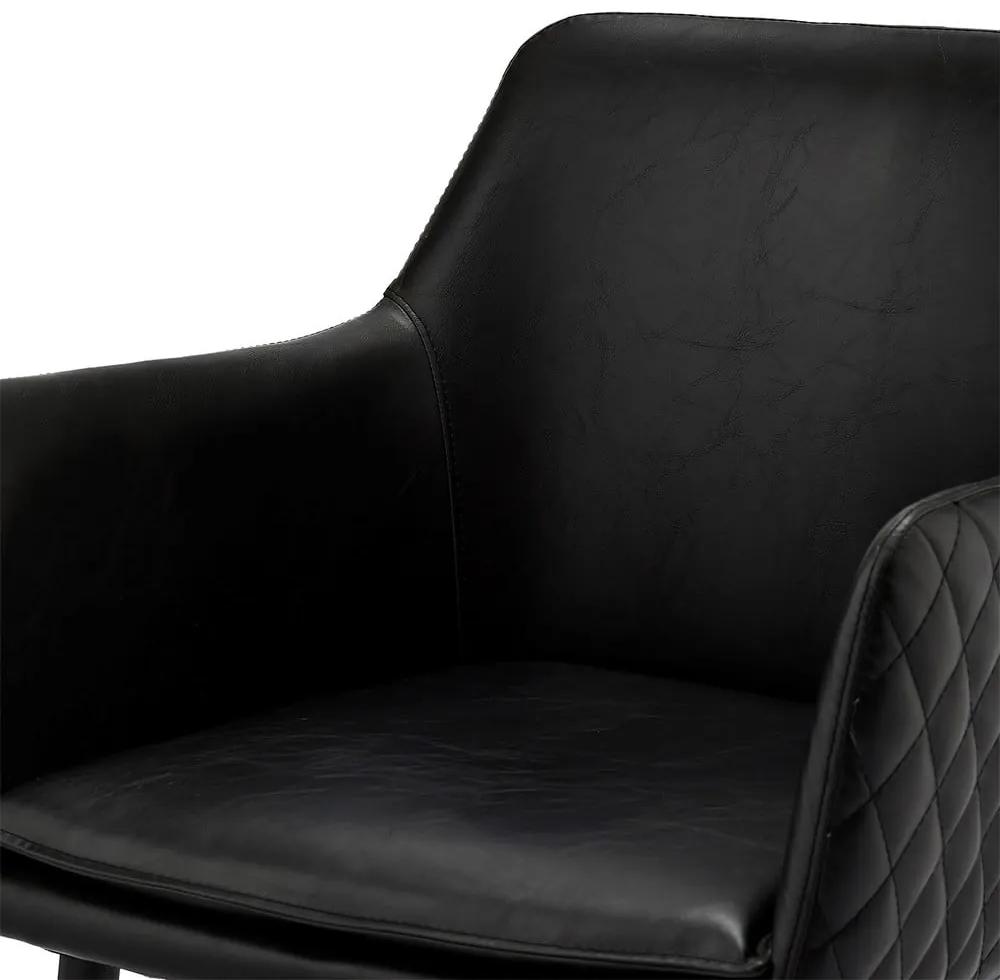 Черни трапезни столове в комплект от 2 броя Shiva - Furnhouse