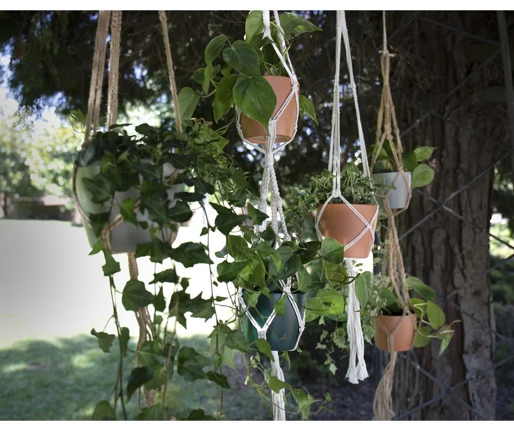 Текстилна закачалка за саксия ø 10 cm (височина 120 cm) Macramé – Artevasi