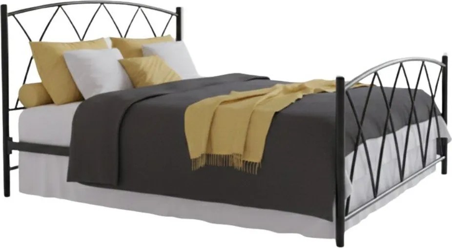 Легло Hermes-110x190-Black-Με ποδαρικό