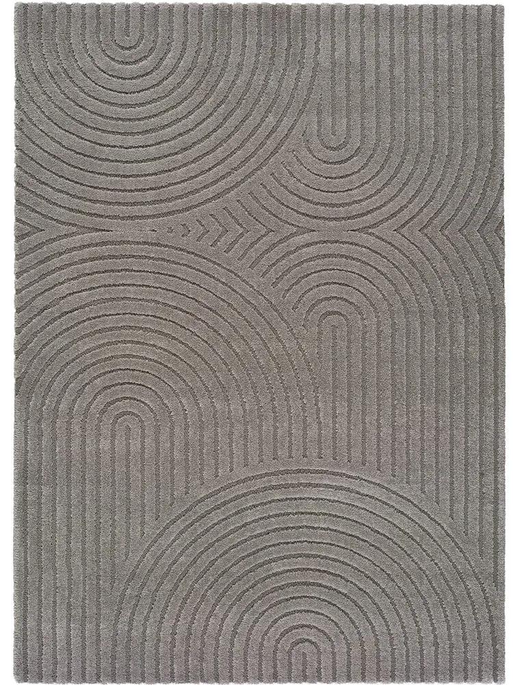 Сив килим Yen One, 80 x 150 cm - Universal