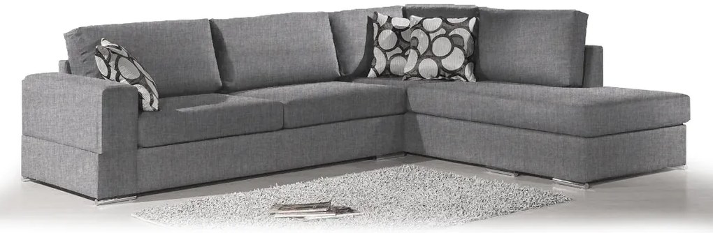 Ъгъл диван Must-Left-295φ 230β cm.-Light gray