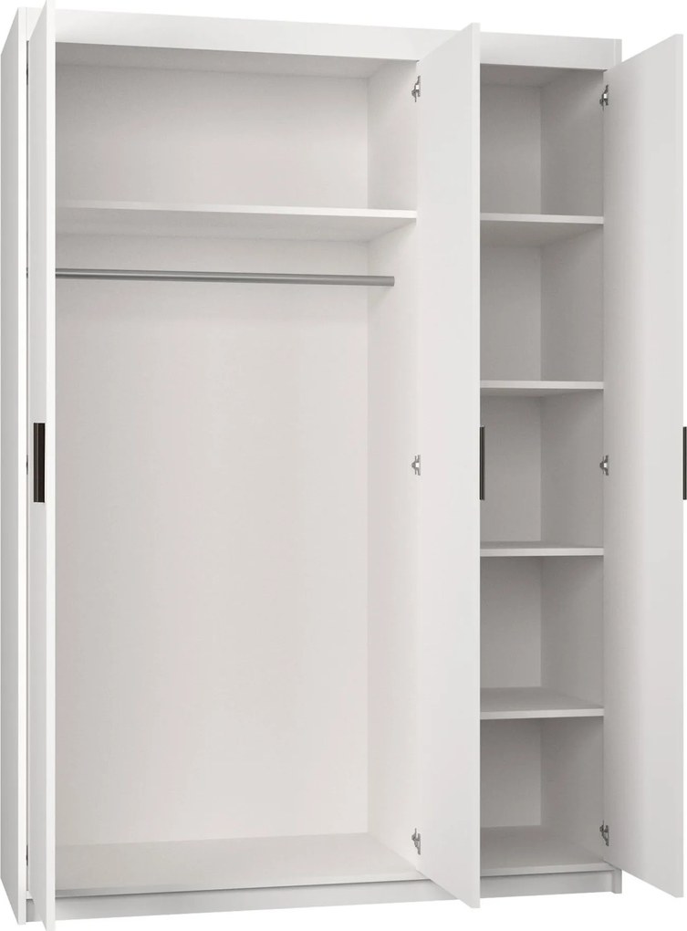 Гардероб три врати Elena 3D-С огледало