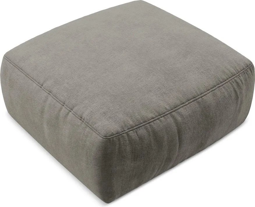 Сива шенилова табуретка Kuki – Makamii