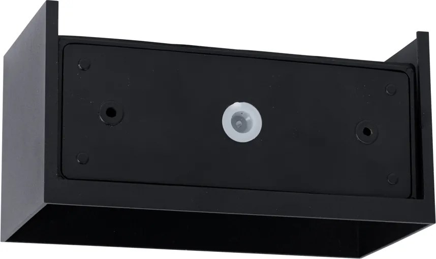 Външна стенна лампа черна с LED 4-светлини IP54 - Edwin