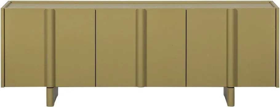Зелена маса за телевизор от масивен бор 152x53x46 cm Basu – WOOOD