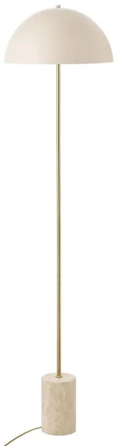 Бежова подова лампа с метален абажур (височина 155 cm) Sheffield – House Nordic