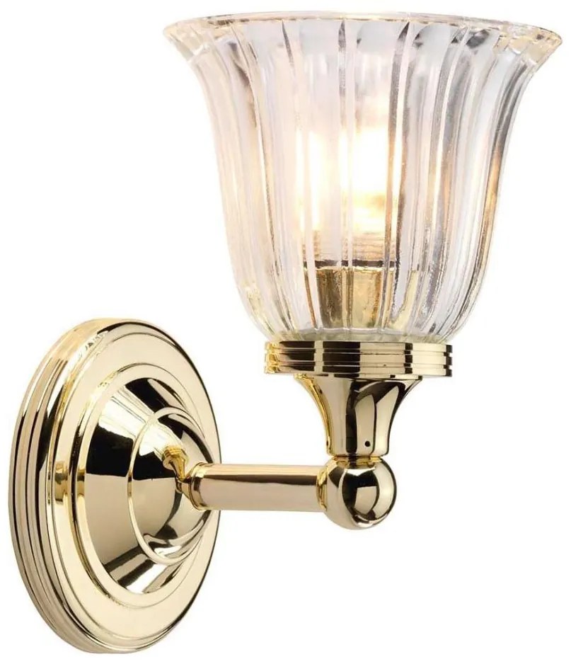 Elstead BATH-AUSTEN1-PB-LED Стенен осветител за баня AUSTEN 1xG9/3W/230V IP44, златист