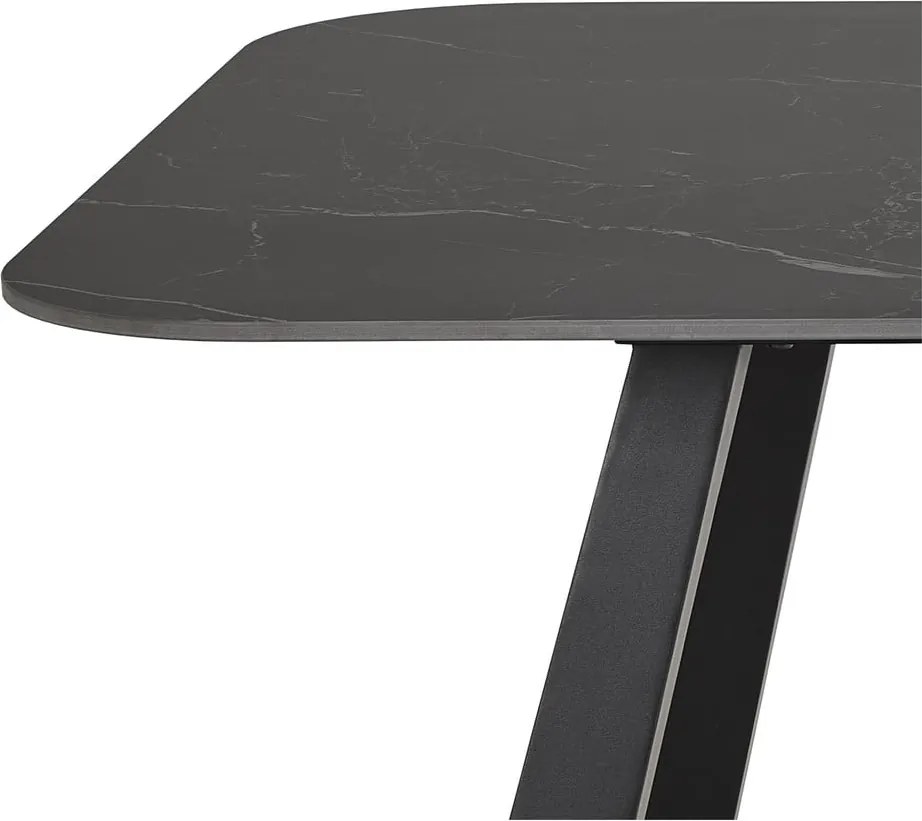 Трапезна маса с керамичен плот 90x180 cm Antalya – Actona