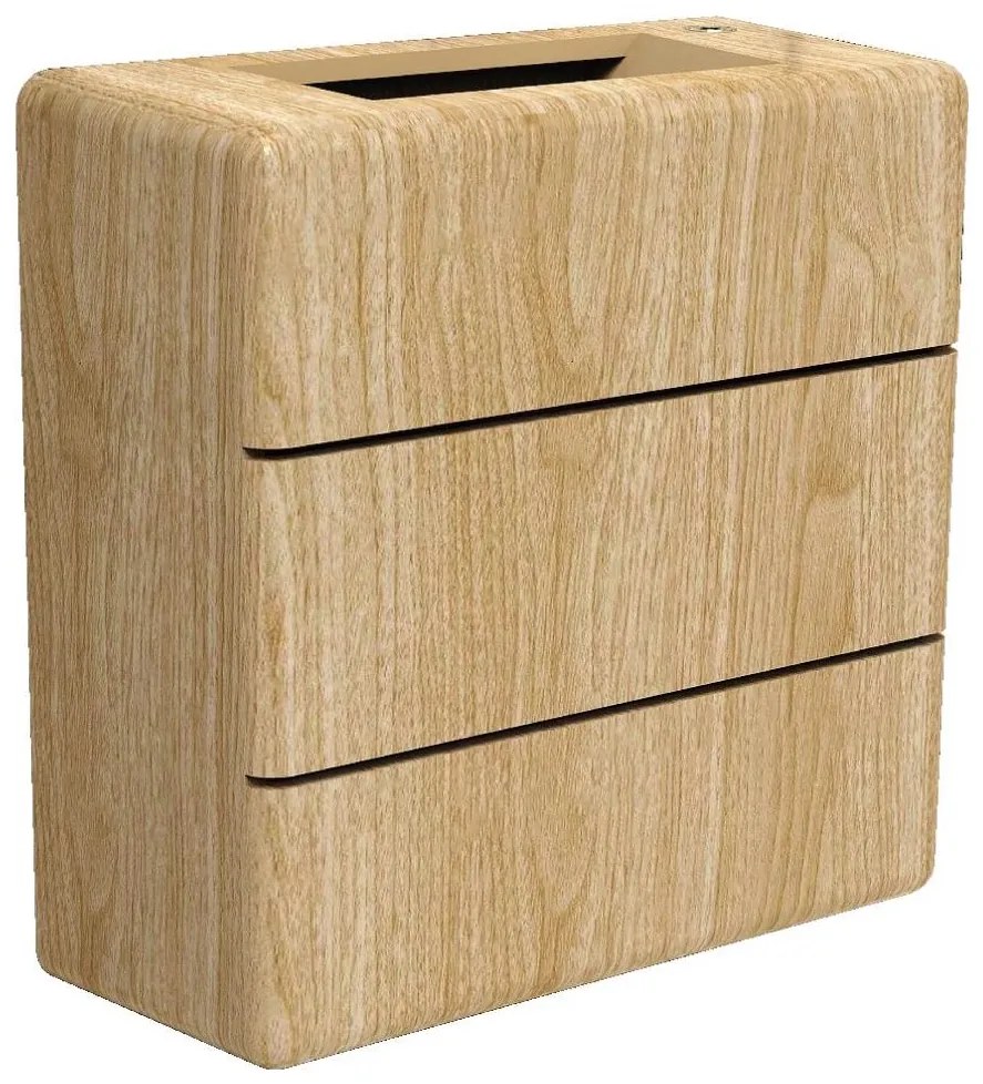 Immax 08522L - LUXLINE LED външна стенна лампа LED/6W/230V 3000K IP54 дъб