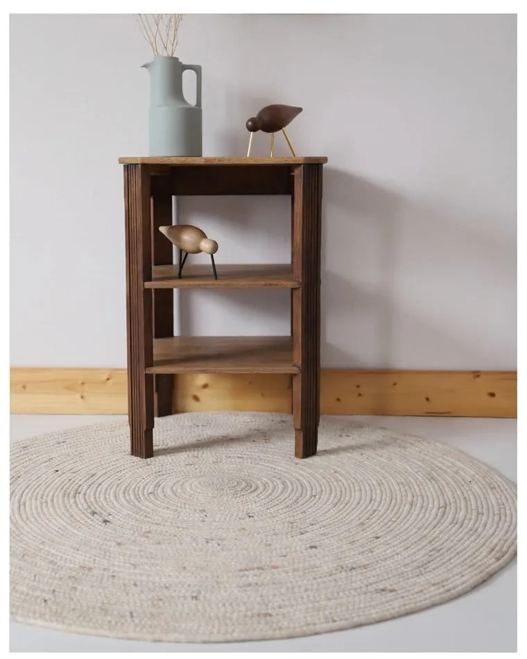 Кремав детски килим ø 110 cm Neethu Avoine – Nattiot