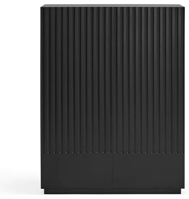 Черен скрин, ширина 92 cm Doric - Teulat