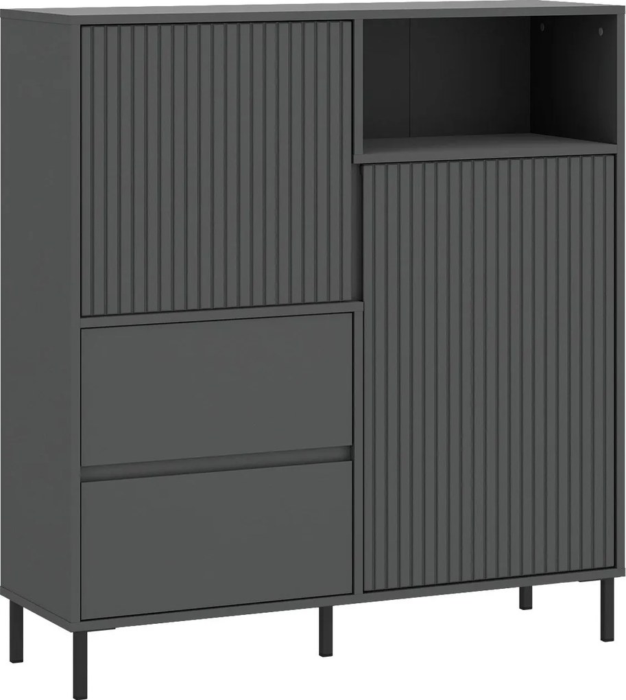 Бюфет Anel Slim-Антрацит