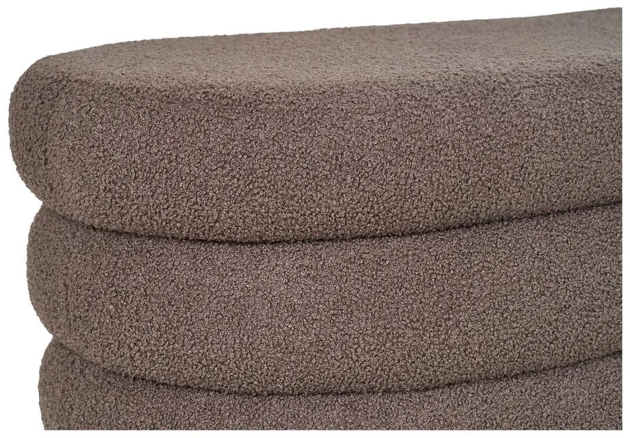 Кафява пейка от букле Dartford – House Nordic