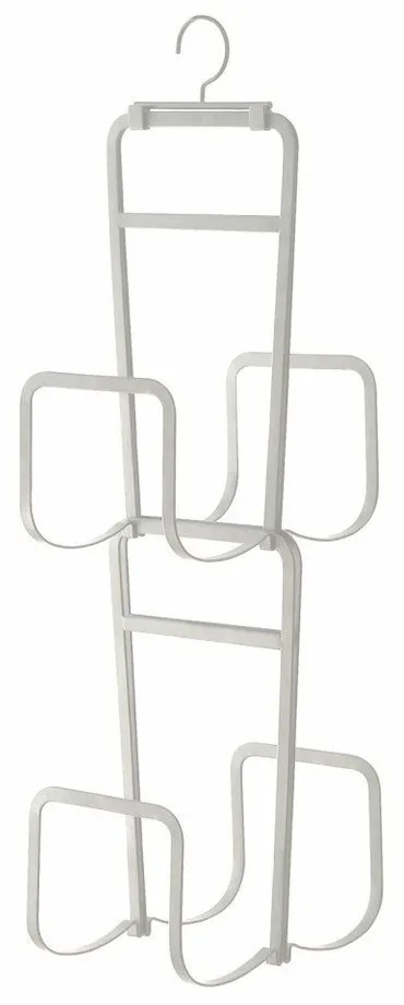 Бяла стойка за чанти със закачалка за врата и 4 куки Sapporo - YAMAZAKI