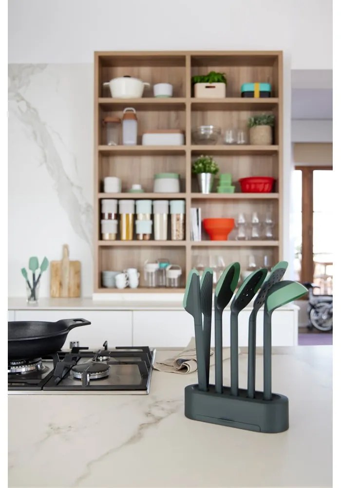 Комплект кухненски прибори 5 бр. със стойка – Lékué