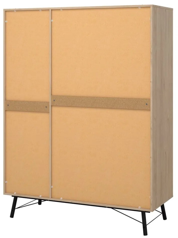 Гардероб с дъбов декор в естествен цвят 150x200 cm Ry - Tvilum