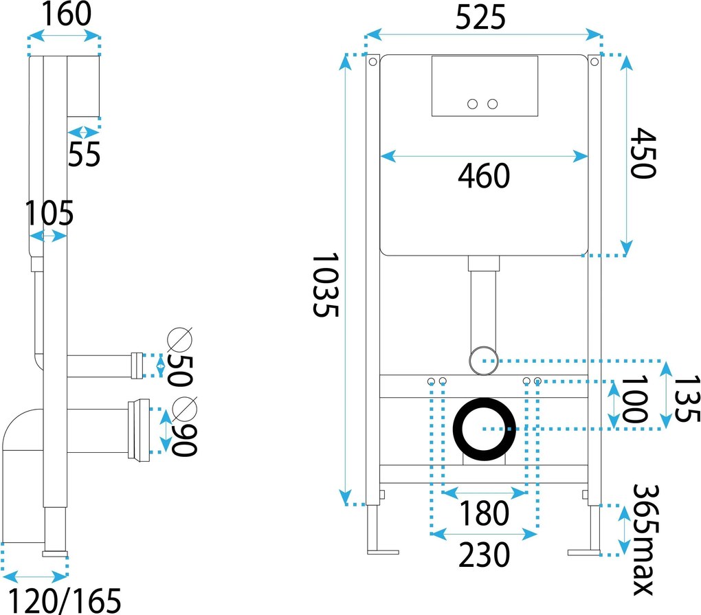 КОМПЛЕКТ СТЕЛАЖ ЗА ВГРАЖДАНЕ K011A-Q T Brush Copper/Rose Gold