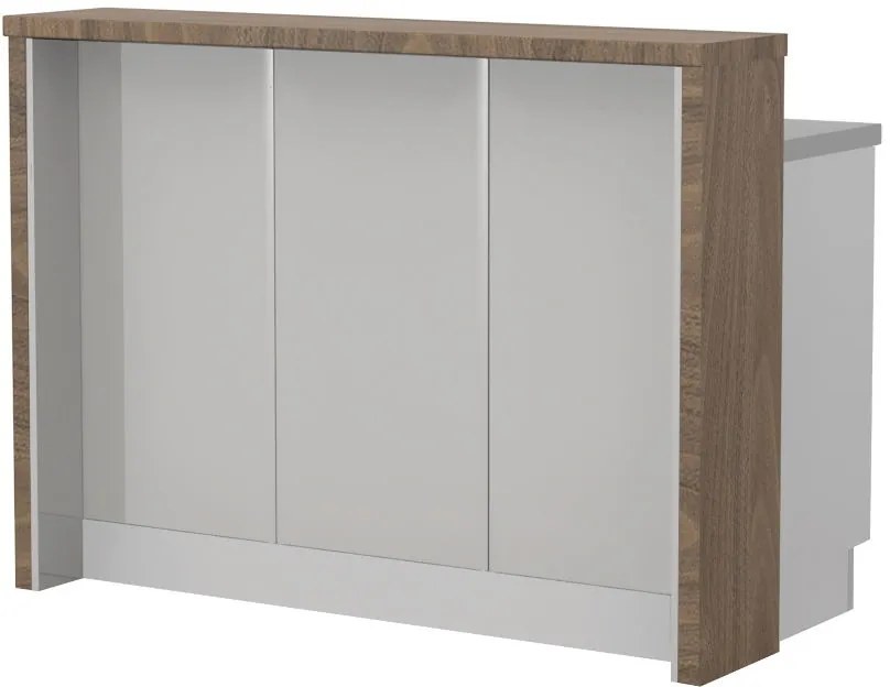 Островна кухненска пейка Modena-Length: 135 cm.-Gray light-Carini Wallnut