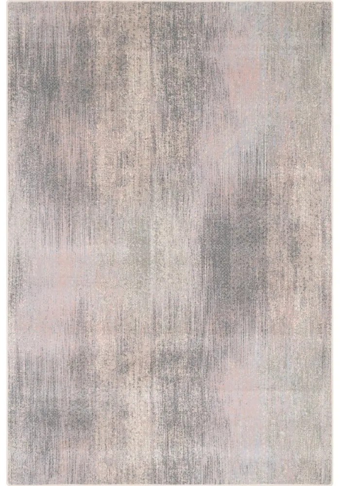 Розовo-сив вълнен килим 160x240 cm Calvi rose – Agnella
