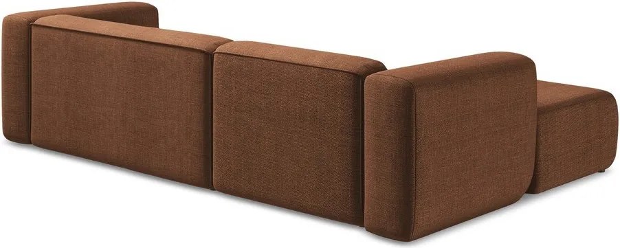 Теракотен ъглов диван (ляв ъгъл) Ekahi – Makamii