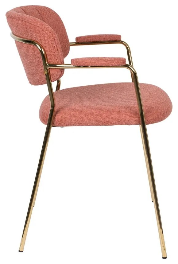 Розови трапезни столове в комплект от 2 Jolien - White Label