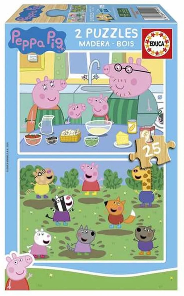 Детски Пъзел Peppa Pig 25 Части