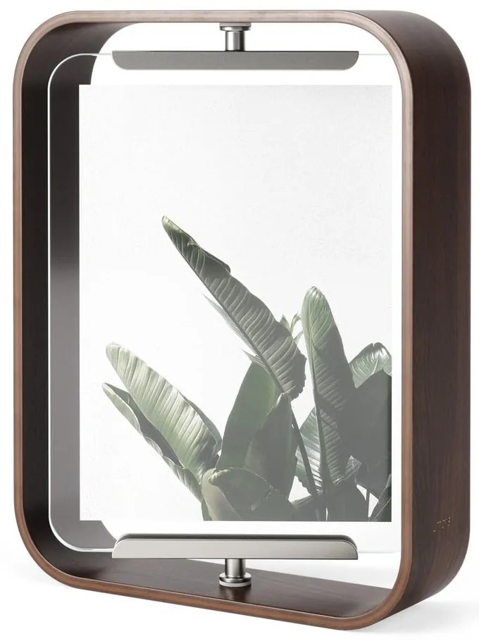 Тъмнокафява дървена стояща рамка 19x24 cm Bellwood - Umbra