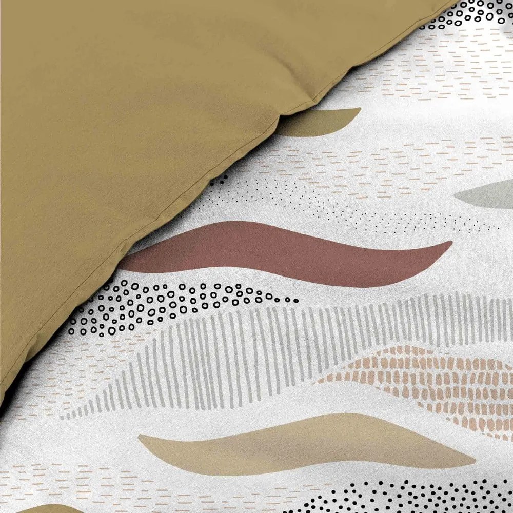 Бяло двойно удължено спално бельо от микрофибър 240x220 cm Zenith – douceur d'intérieur