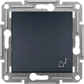 SE Бутон със символ "звънец" цвят Антрацит Asfora  - EPH0800171