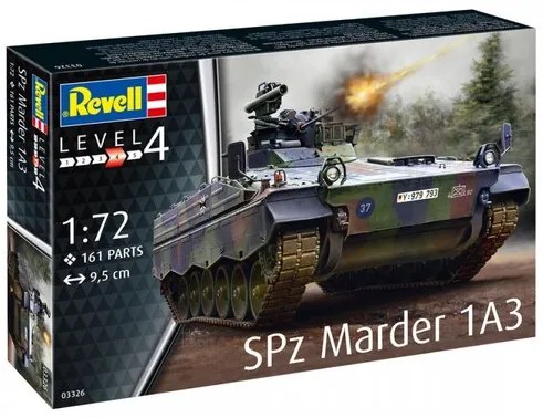 Модел за сглобяване, Revell, Spz Marder 1A3, 161 части