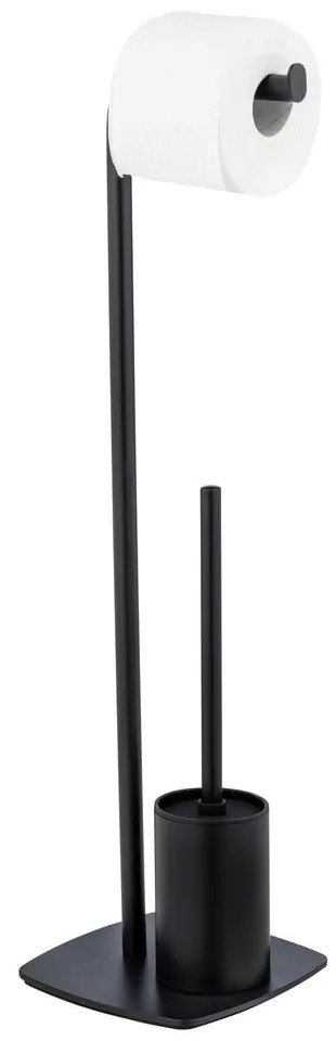 Стоманен държач за тоалетна хартия с четка Iria - Wenko