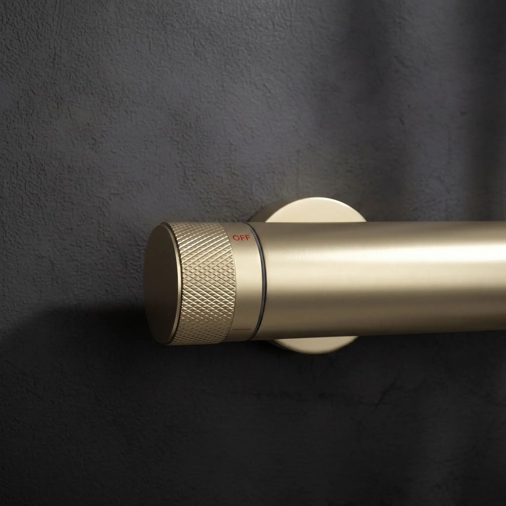 Комплект за душ Rea Rivo Brush Gold