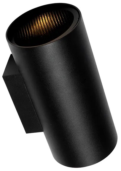 Дизайнерски кръгъл стенен аплик черен - Sab Honey