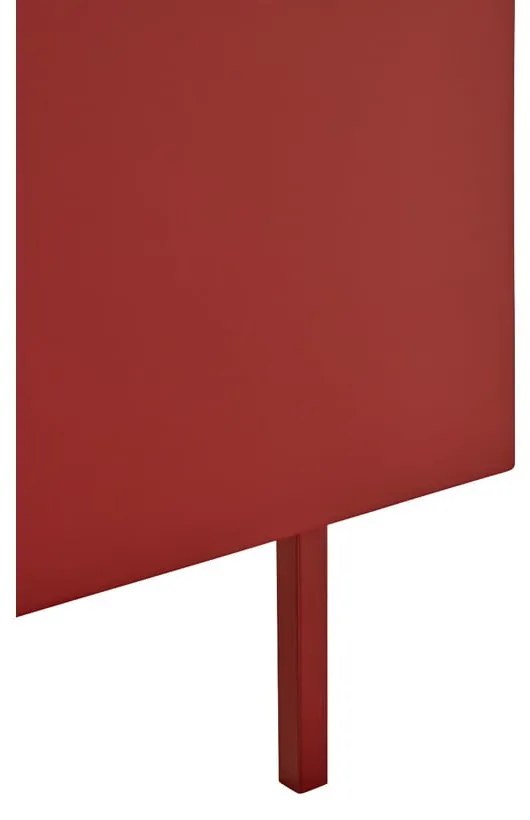 Червен висок скрин от декор от дъб 95x120 cm Arista – Teulat