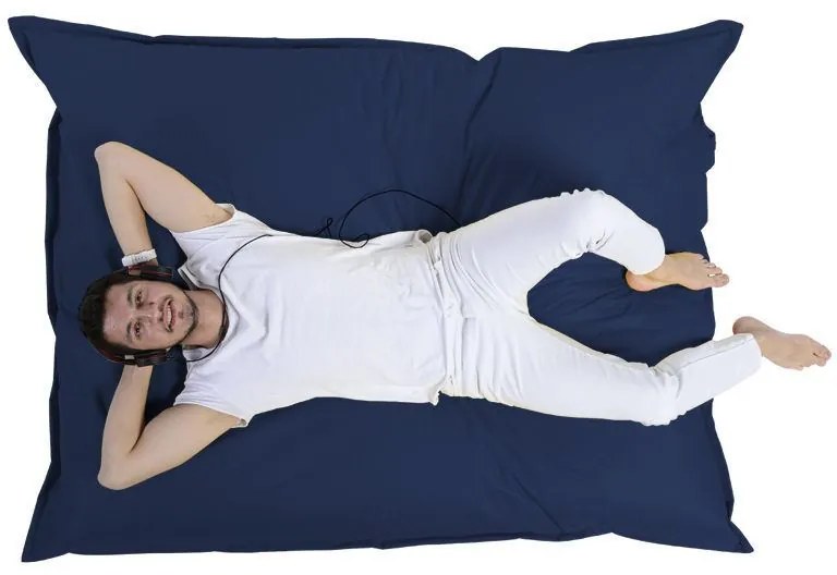 Градински пуф Giant Cushion 140x180, цвят Тъмно син