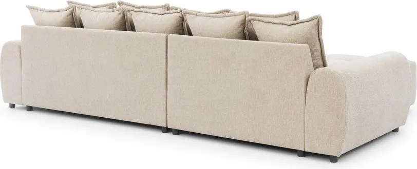 Бежов ъглов диван (ляв ъгъл) Albane – Ropez