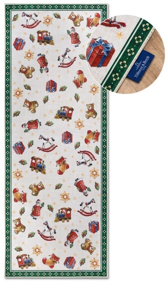 Зелена пътека с коледен мотив 80x200 cm Green Christmas – Villeroy&amp;Boch