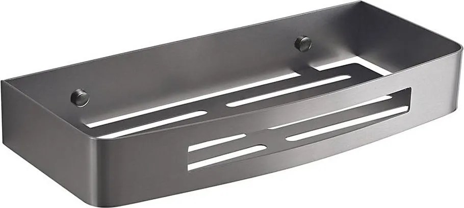 Gedy - Стенна полица за душ SMART 30x12,8 cm металик сив