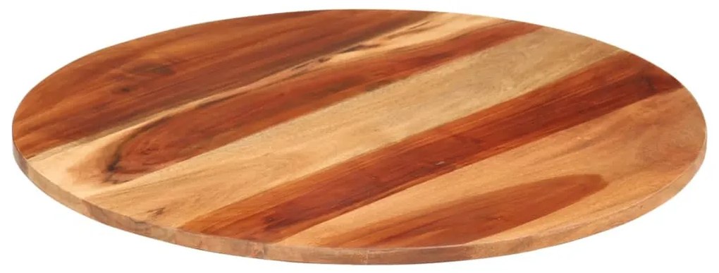 285969 vidaXL Плот за маса, акациево дърво масив, кръгъл, 15-16 мм, 60 cм