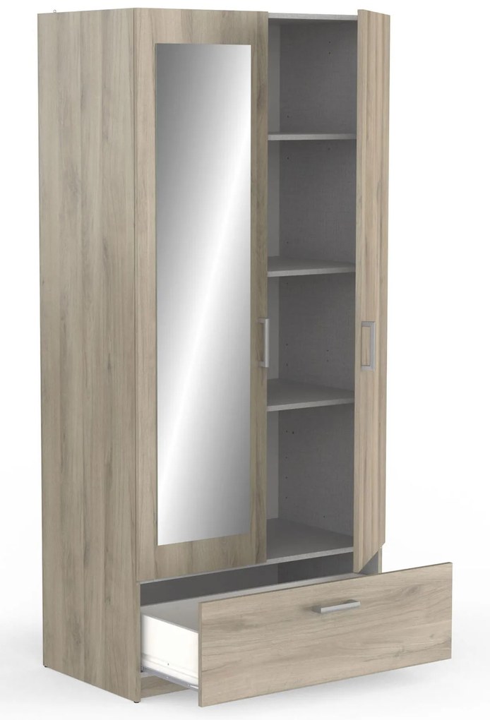 Гардероб Coben Двукрилен-дъб