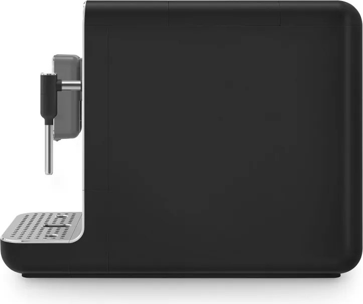 Еспресо машина SMEG Collezione BCC12BLMEU, 1350 W, 19 bar, 1.4 л, 8 функции, Вградена мелачка, Дюза за пара, Черен