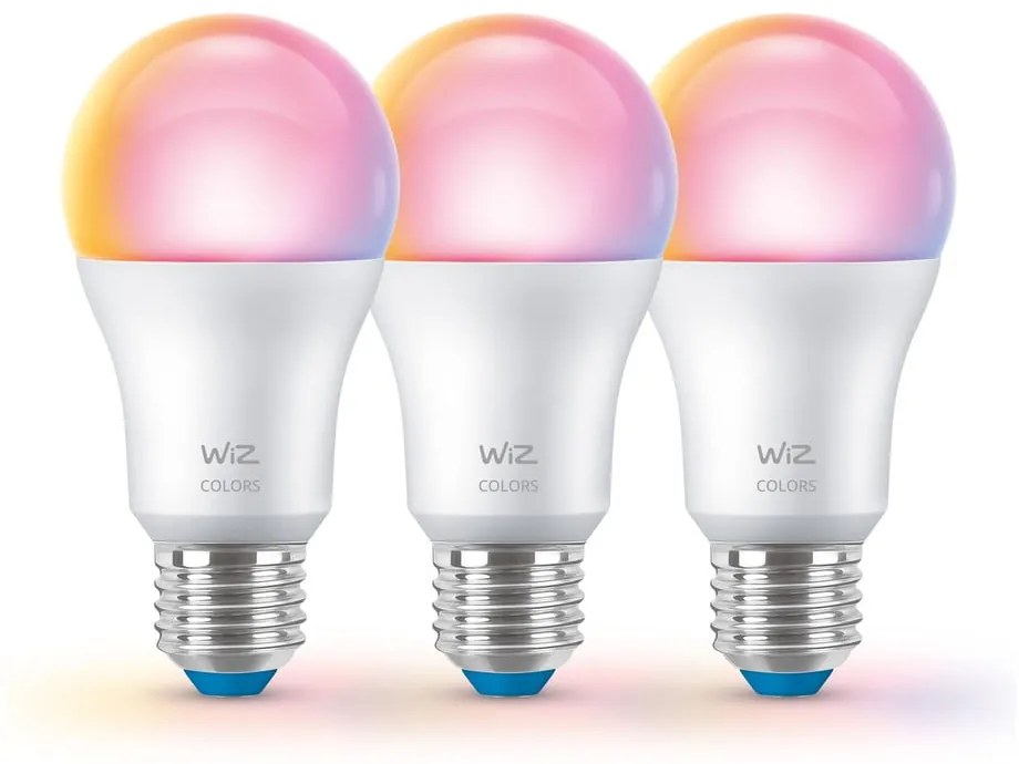 LED комплект крушки 3 бр. E27, 9 W – WiZ